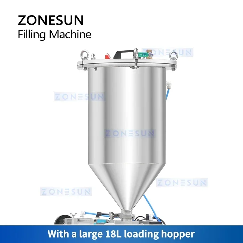 ZONESUN Syringe Filler Thick Liquid Skin Booster Tube Injector Gynecological Gel Filling Machine ZS-GTPP1