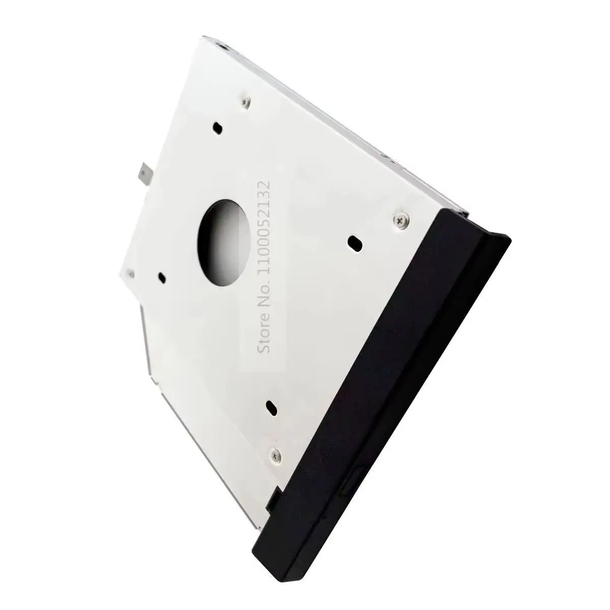 With Front Panel 9.5mm 2nd 2.5 HDD Hard Drive Optical Bay Enclosure Case Caddy Frame Bracket for Lenovo ThinkPad E570c E570 E575