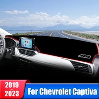 Cubierta del salpicadero del coche para Chevrolet Captiva 2019 2020 2021 2022 2023, alfombrilla parasol para escritorio de instrumentos, accesorios antideslizantes para tablero