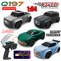 JJRC Q197 1/64 2.4G Drift Rc Car 4WD Remote Control Car Four Wheel Drive Radio Controlled Mini GTR Racing Model Boy Toy Gift