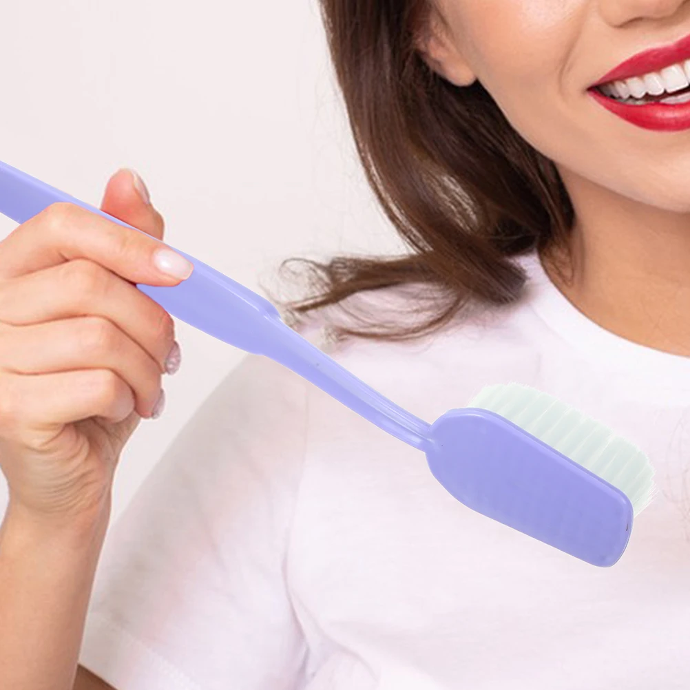 

2pcs Giant Toothbrush Props Funny Photo Novelty Toy Durable Abs Decorative Huge Jumbo Wedding Birthday Oral Cleaning