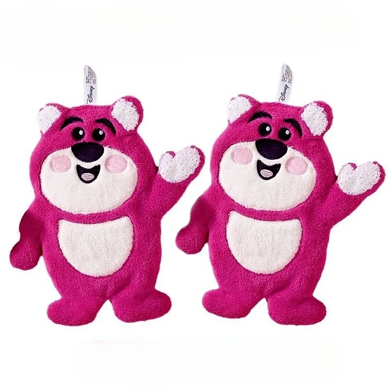 

Disney peripherals Lotso high-value cute cartoon children's hand towel hangable soft absorbent quick-drying handkerchief towel