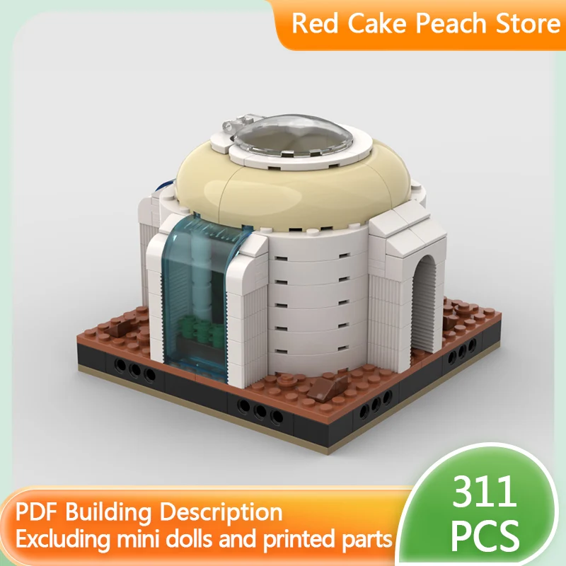 

Конструктор City Street View Model MOC: Модульная технология, сборная модель базы исследований на Марсе, развивающая игрушка для детей, подарок на праздник