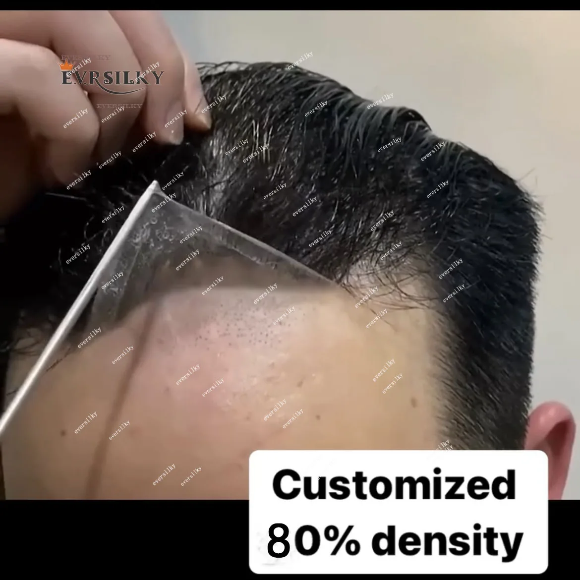 

Natural Hairline Super Ultra Thin Skin 0.02mm 80% Density Men Toupee Blonde Brown Grey Human Hair Undetected Capillary Prosthesi