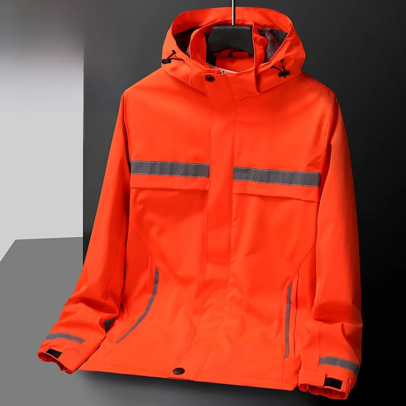 

Spring Autumn Men's Jaet Coat Casual Outdoor Sports Qui Dry Loose Windproof Thin Sle Men's Outerwear Polyester Fiber