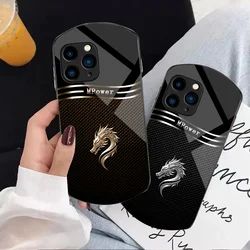 Gradient Grid Faucet For Iphone 11 12 13 14 15 Pro Max Plus Mini 7 8 Se 2020 X Xs Xr Elliptical Tempered Glass Phone Case