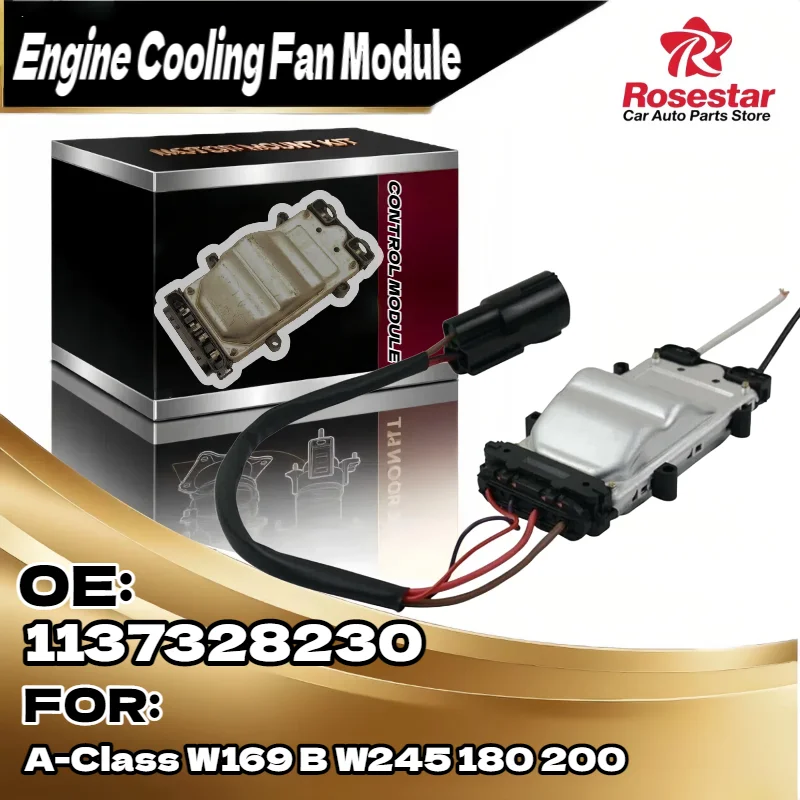 

Модуль управления вентилятором радиатора для Mercedes A-Class W169 Mercedes B-Class W245 180 200, прямая замена 1137328294 1137328230