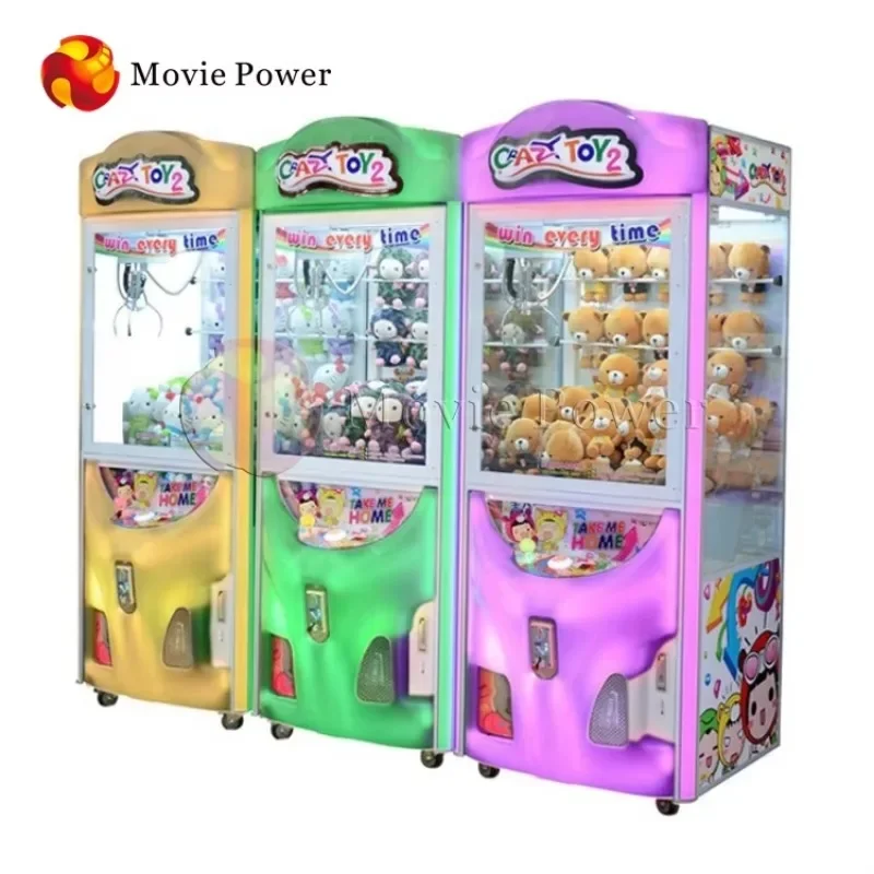 Hot Selling Doll Claw Machine Coin Operated Arcade Game Machines Children Toy Claw Crane Machine