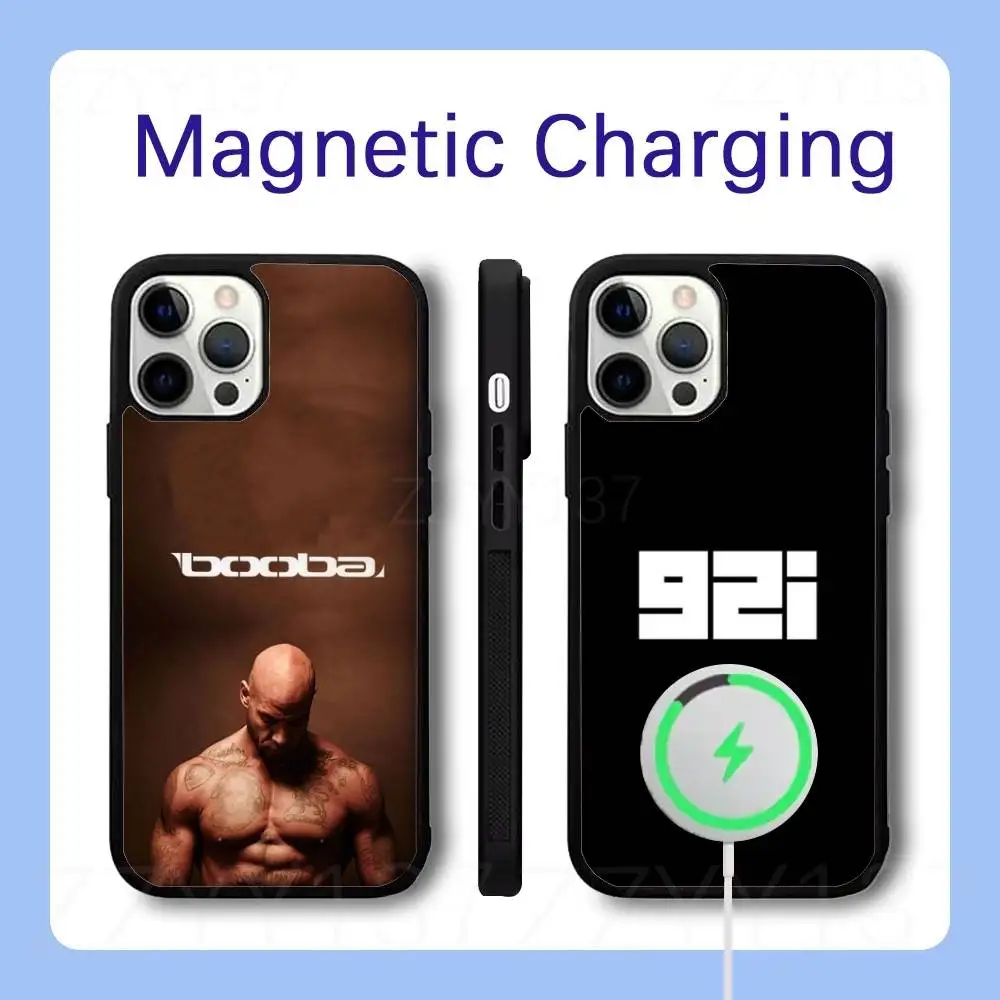 Booba 92i Rapper Phone Case For iPhone 17,16,15,14,13,12,11,Pro,Max,Plus,Air,Mini,SE Magsafe Magnetic Wireless Charging