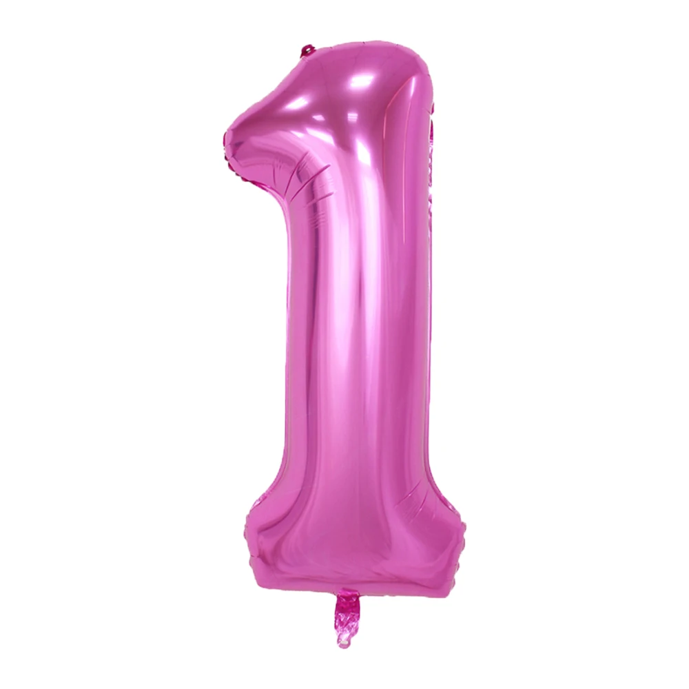 40 بوصة الوردي عدد احباط بالون 1 2 3 4 5 6 7 8 9 سنوات الرقمية Globos الأطفال حفلة عيد ميلاد الديكور استحمام الطفل لعبة أطفال