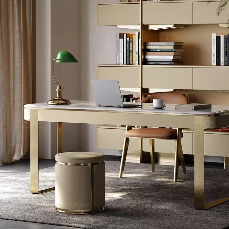 

affordable luxury Kari Ice Jade Marble Room desks Computer desk room offices office desks and workstations study table