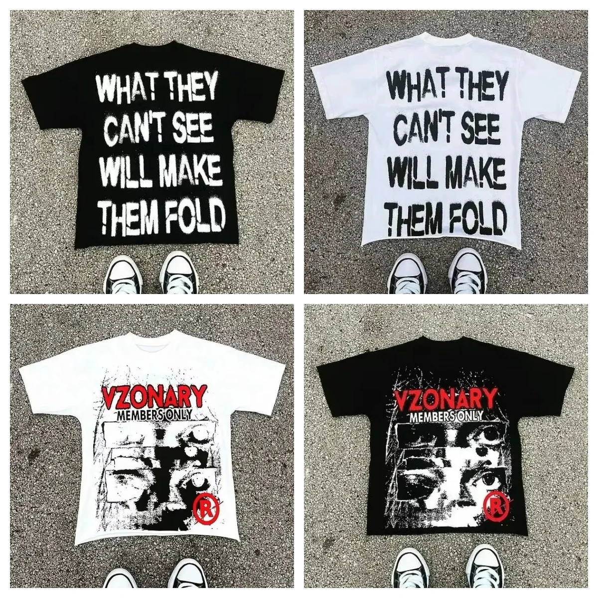 

2025 Graphic T-Shirt Trend Street Printing Loose Short Sleeve Crew Neck Gothic Top Armed Gothic High Quality Short Sleeve Top