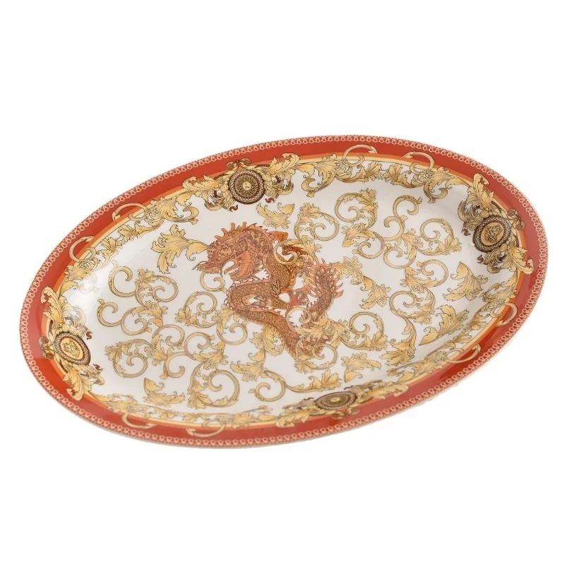 

Chinese-style ceramic tableware 32-head set Household European-style Longyao Asian bowls, dishes, housewarming hotel tableware