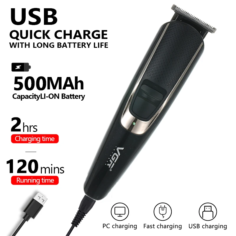 VGR Hair Trimmer Adjustable Hair Clipper Rechargeable Trimmer Professional Electric Hair Clipper Cordless Trimmer for Men V-936