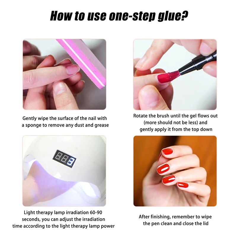 1 Pcs 퓨어 컬러 젤 매니큐어 펜 네일 아트 젤 세미 퍼머넌트베이스 탑 코트 UV 젤 바니시 하이브리드 네온 매니큐어