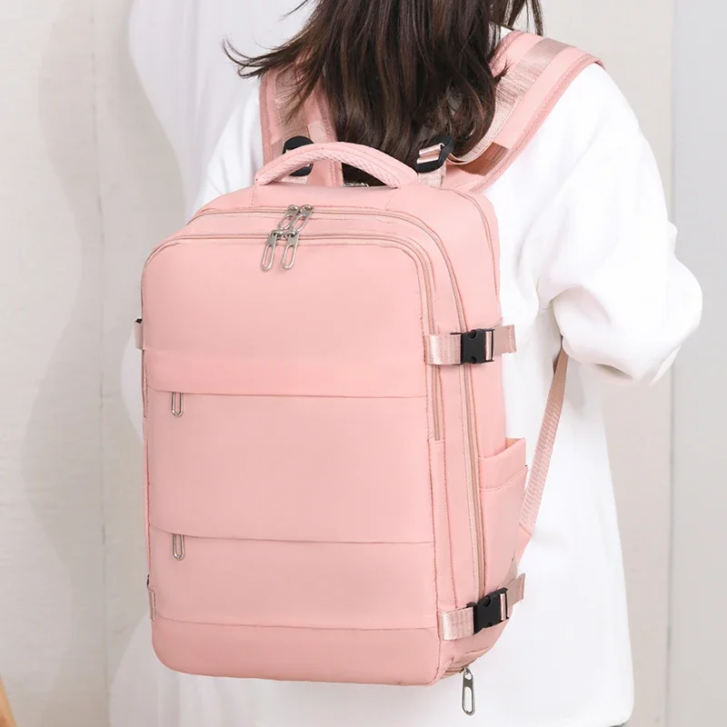 حقيبة ظهر متعددة الوظائف للسفر للأعمال، سعة كبيرة، مع حجرة أحذية مستقلة، حقيبة ظهر للسفر، حقيبة كمبيوتر محمول، إلخ