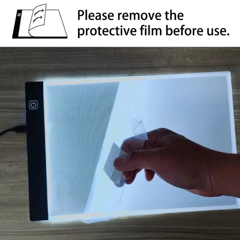 Learning Tool A4 Electric Drawing Board 3 Level USB LED Drawing Board Adjustable Brightness Drawing Light Pad Drawing Tracing