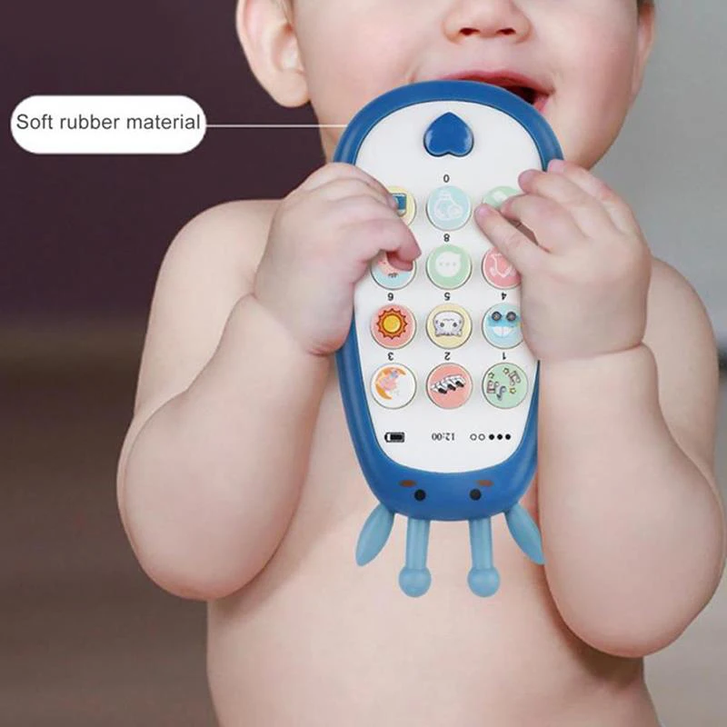 Children's Education Phone English Learning Mobile Phone Toy Baby Phone Teether Music Story Machine Christmas Gift For Children