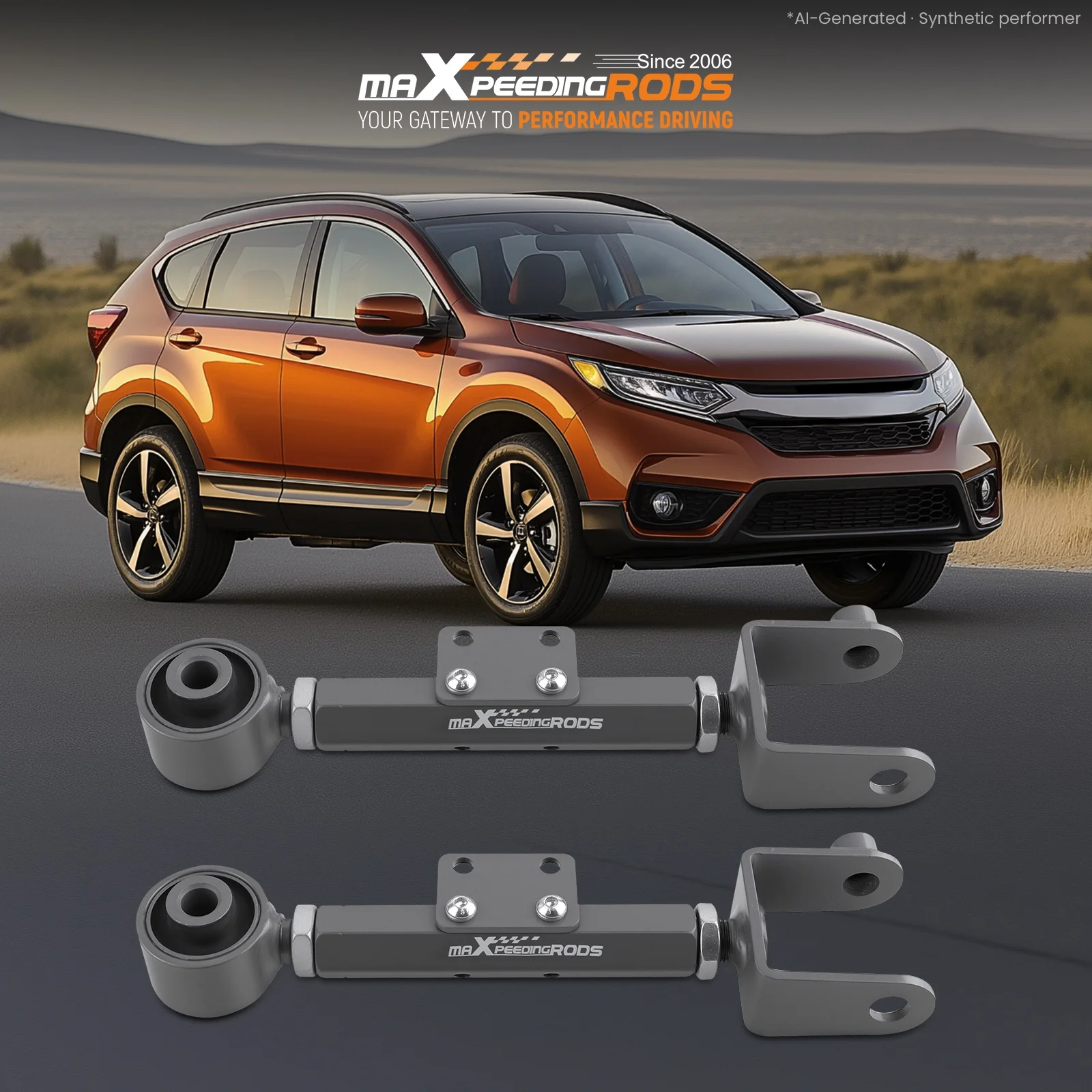 Alignment Rear Control Arms Camber Kit LH & RH For Honda CR-V 07-16 FWD/AWD