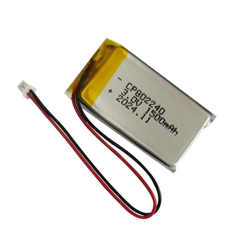 buy more will cheap Disposable lithium-manganese pouch cell CP802240 1500mAh GPS positioning CP pouch cell
