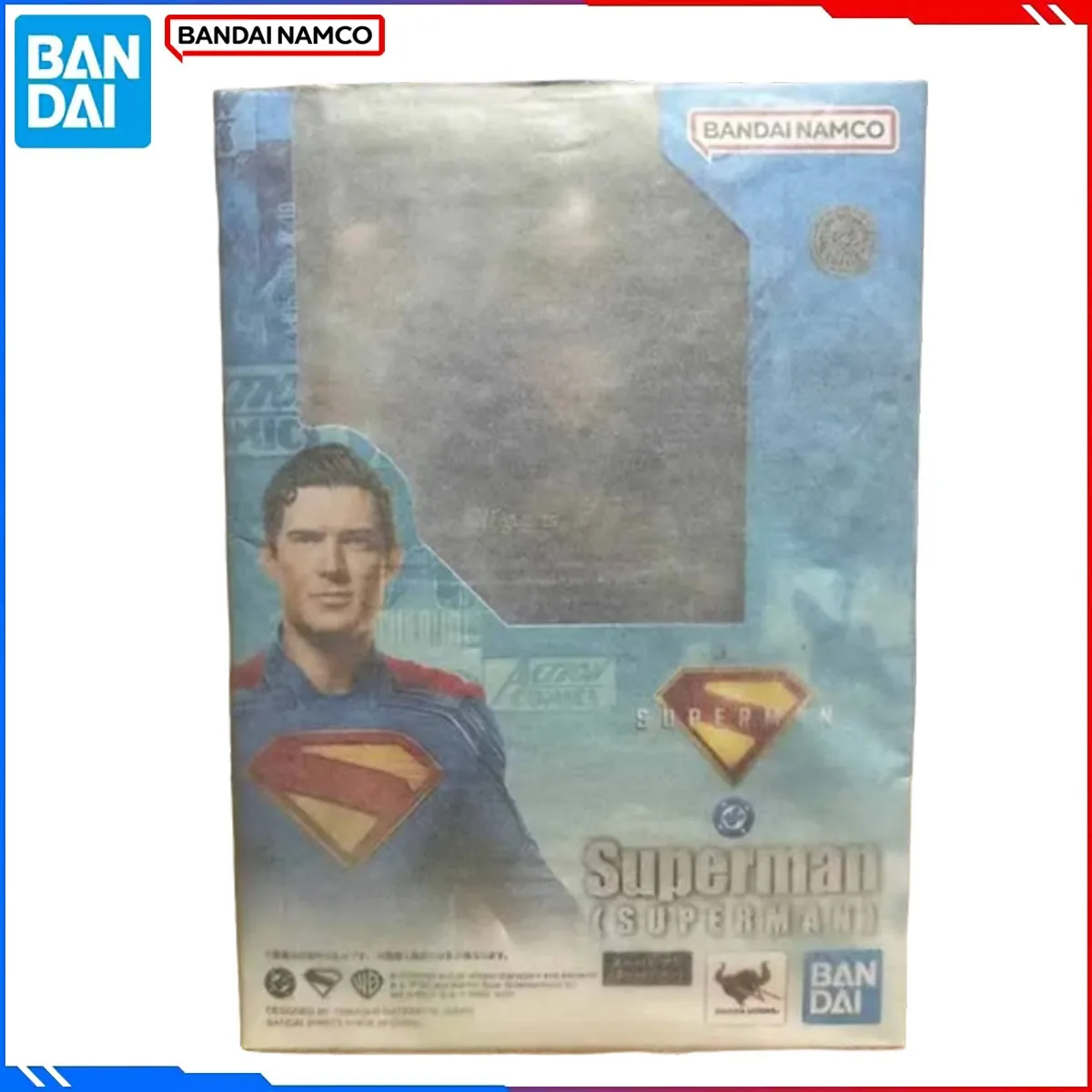 

Подвижная коллекционная фигурка Супермена в стиле S.H.Figuarts — Детализированная фигурка супергероя, идеальный подарок для фанатов, в оригинальной коробке.