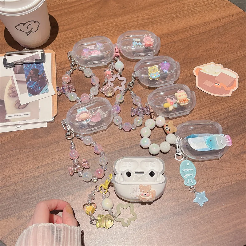 لتقوم بها بنفسك Pro4 Freebuds Pro 3 غطاء لهواوي Freebuds Pro3 حافظة كرتونية إبداعية لبراعم مجانية برو 4 حافظة لهاتف هواوي براعم Funda Box