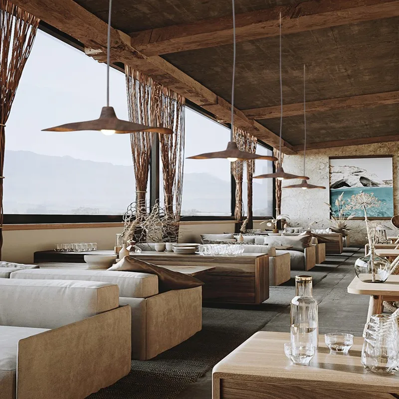 

Vintage Wabi Sabi Wind Pendant Light Japanese Chandelier For Cafe Loft Chandelier Dining Room Home Decor Bedroom Bedside Lamp