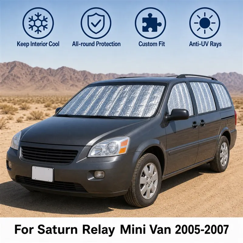 

For Saturn Relay Mini Van 2005-2007 Full Set Car Window Sunshades UV Block Privacy Heat Insulated Foldable Car Curtain