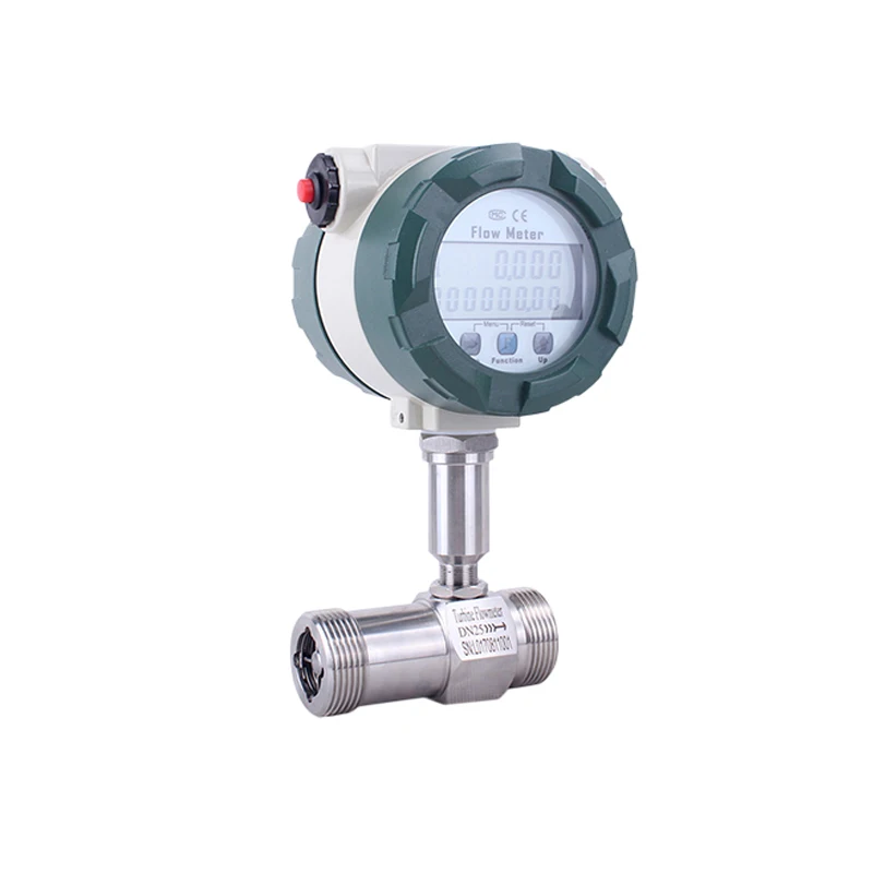 High Precision Manufacturer stainless steel sanitary liquid digital turbine Hydraulic Oil water flow meter price