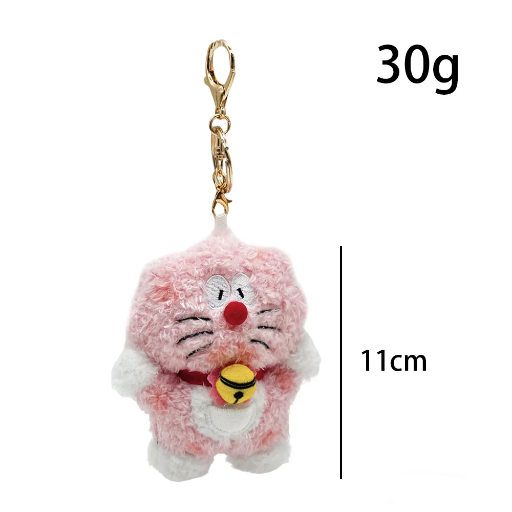 Doraemon Sakura Cherry Blossom Style Plush Doll Keychain Doraemon Cute Stuffed Doll Pendant Hanging Ornament Soft Toy Gift view 6
