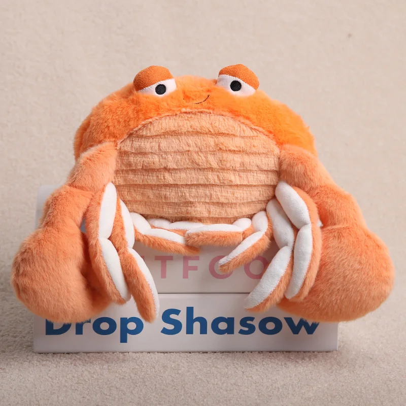 16/20cm Cute Marine Animal Crab Plush Toy Cartoon Anime Simulation Plush Stuffed Crab Kids Comfort Doll Toy For Room Decor Gift