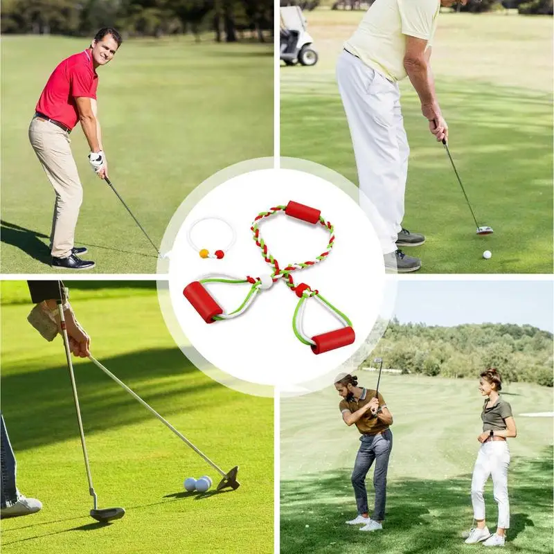 Golf Practice Corrective Rope For Beginners Train Belt Various Training Methods EVA Activated Tube Gift For Golf Lovers