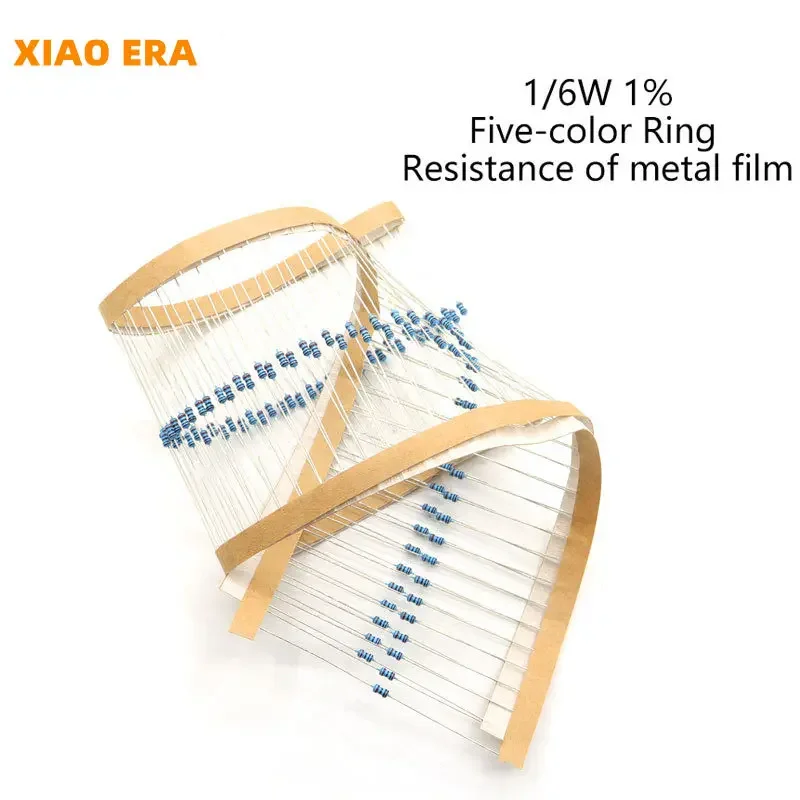 

5000Pcs 1/6W Metal Film Resistor 0R-22M 1% Tolerance 0.33R 1 2R 2.7R 3R 6.8R 12R 18R 24R 27R 75R 91R 160R 180R 10 Ohm Resistance