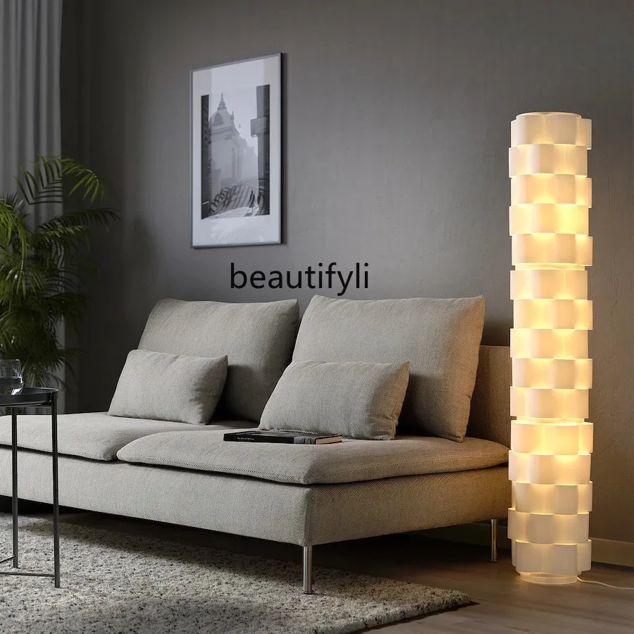 

zqFloor Lamp (White 138cm) Interior Light Atmosphere Ambience Light