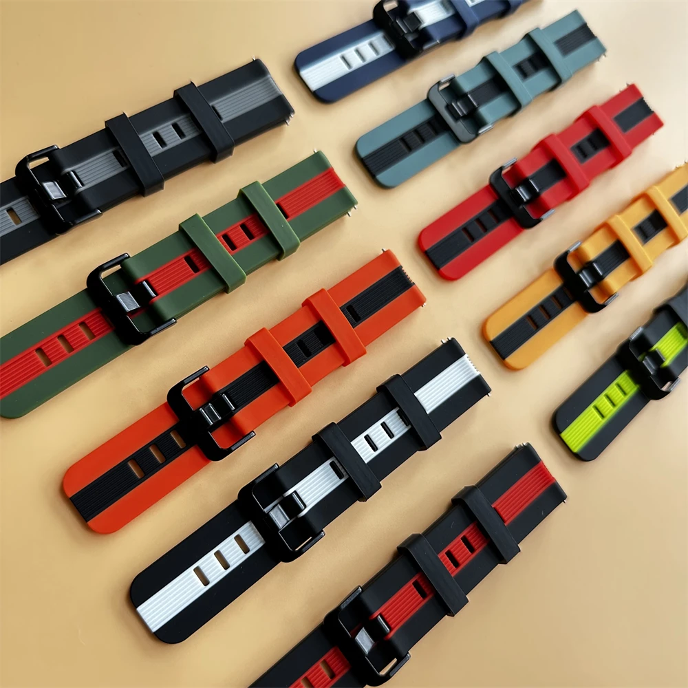 Silicone Band For Polar Grit X Pro Titan/Vantage M2 M Soft Strap For Polar Ignite 2 3/Pacer 20mm 22mm Replacement Wristband Belt image 5
