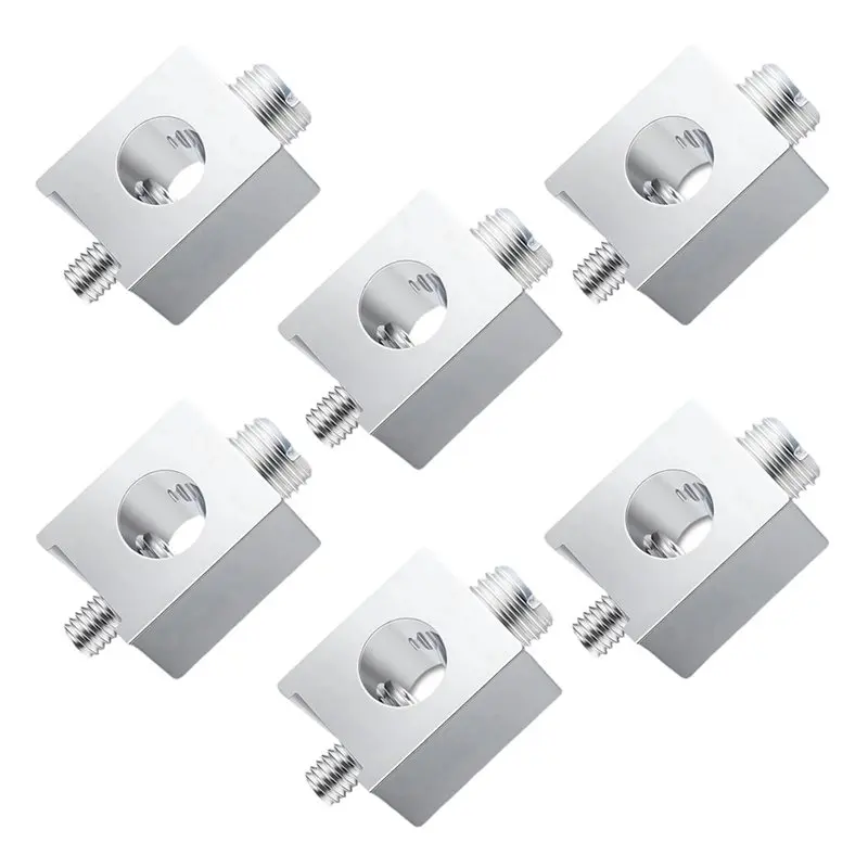 A25F-Dual Set Screw Aluminum Ground Lugs Tin Plated For Circuit Breaker Panels- 6 Pieces Neutral Lug Kit Included