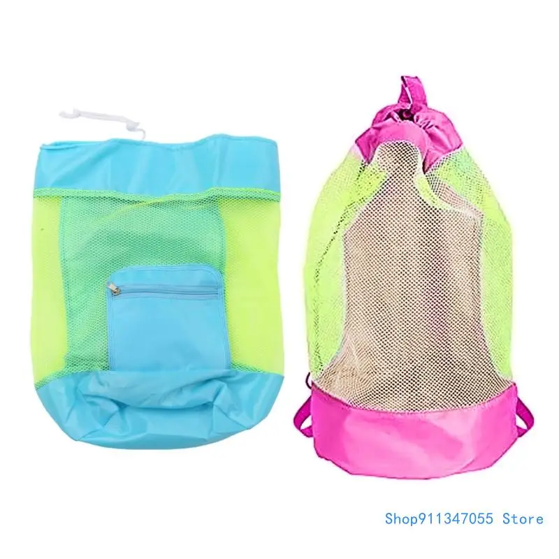 Waterproof Backpack Bag Water Playset Shoulder Bag with DrawstringStrap Children Bathing Swimming Storage Mesh Bag Drop shipping