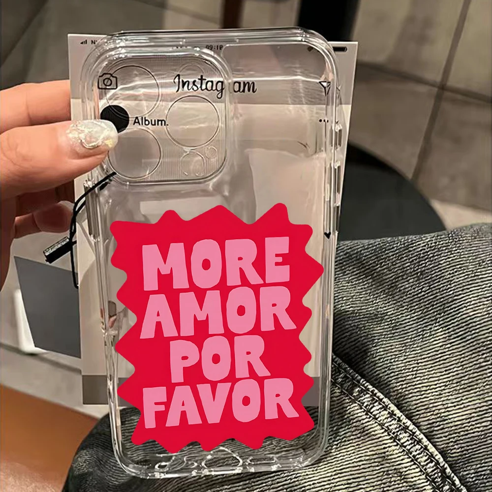 حافظة لهاتف آيفون 17 16 15 14 13 12 11 Pro Max XR 8 Air Plus غطاء خلفي شفاف