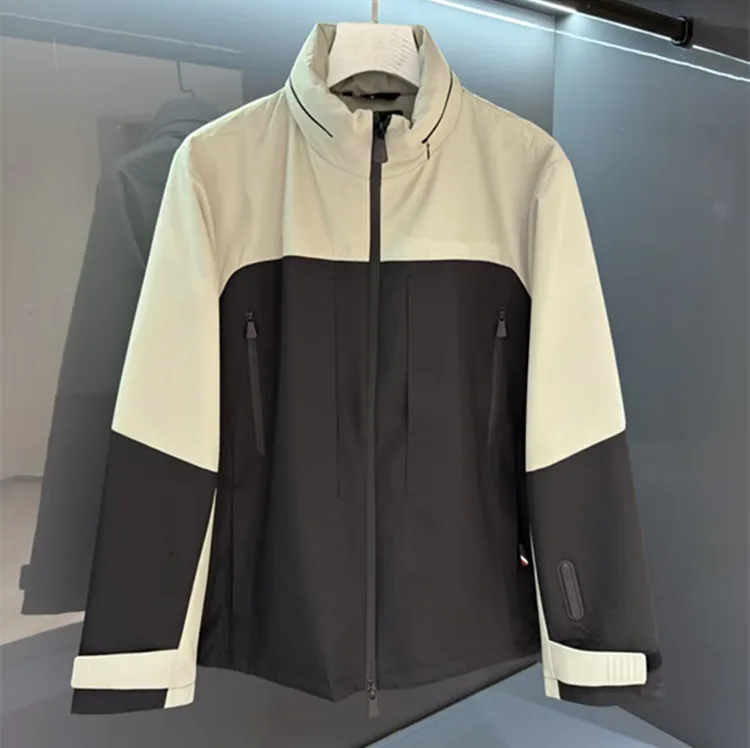 

Европа и Америка. Новая мужская одежда на зиму 2024. Воротник-стойка с длинными рукавами и застежкой-молнией. Модная куртка.