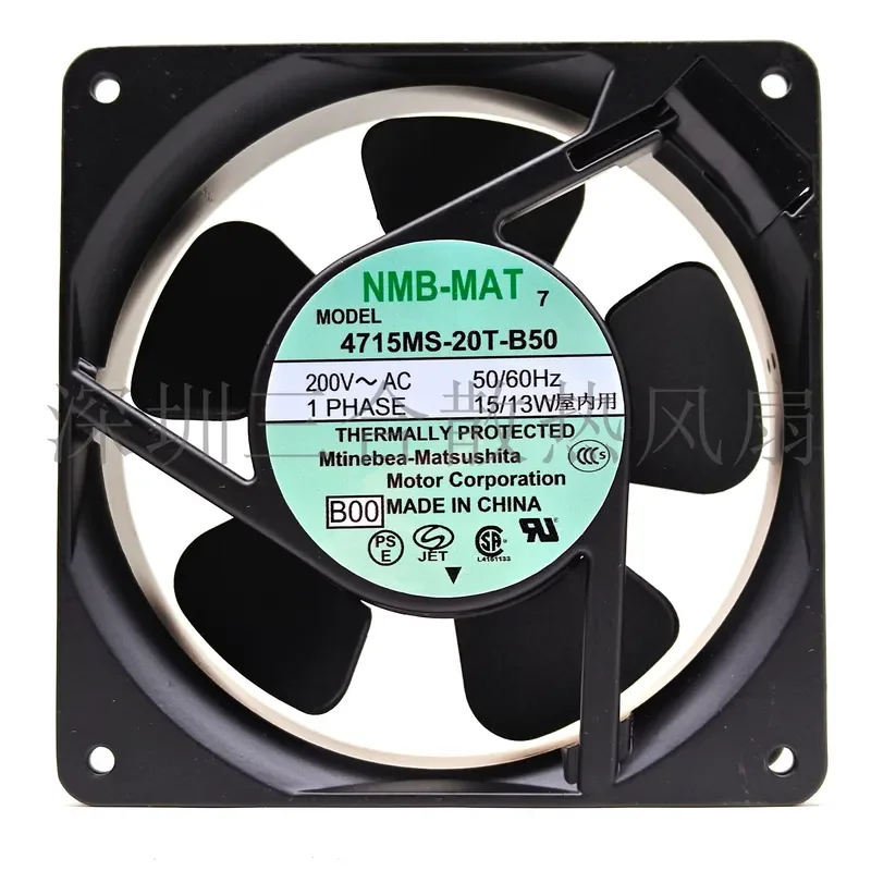 For New Spot NMB 4715MS-20T-B50 12038 AC200V UPS Machine Tool Cooling Fan