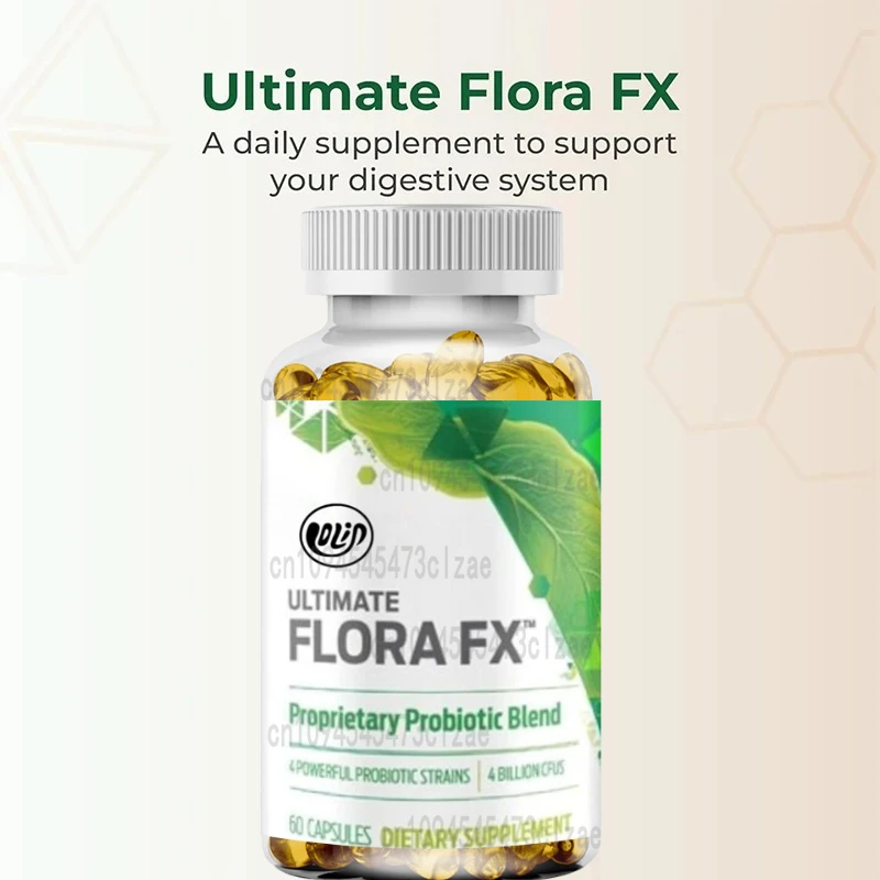Apoye la salud digestiva y el microbiomo intestino -4 mil millones de CFU - Gluconate Delta Lactone -60 cápsulas vegetarianas