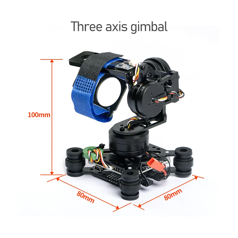 

FPV Aerial Lightweight Edition Camera Mini Ant Coyote Elf 3D Brushless PTZ Three-Axis Free Tuning Open Source Edition