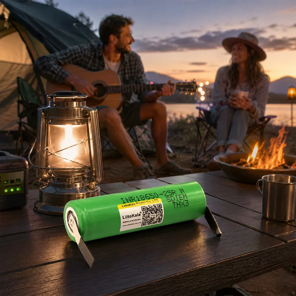 LiitoKala 1-8 szt. Oryginalne baterie 18650 2500mAh INR18650 25R 3.6V, prąd rozładowania 20A, dedykowane baterie do + DIY Nikel — zdjęcie produktu 3