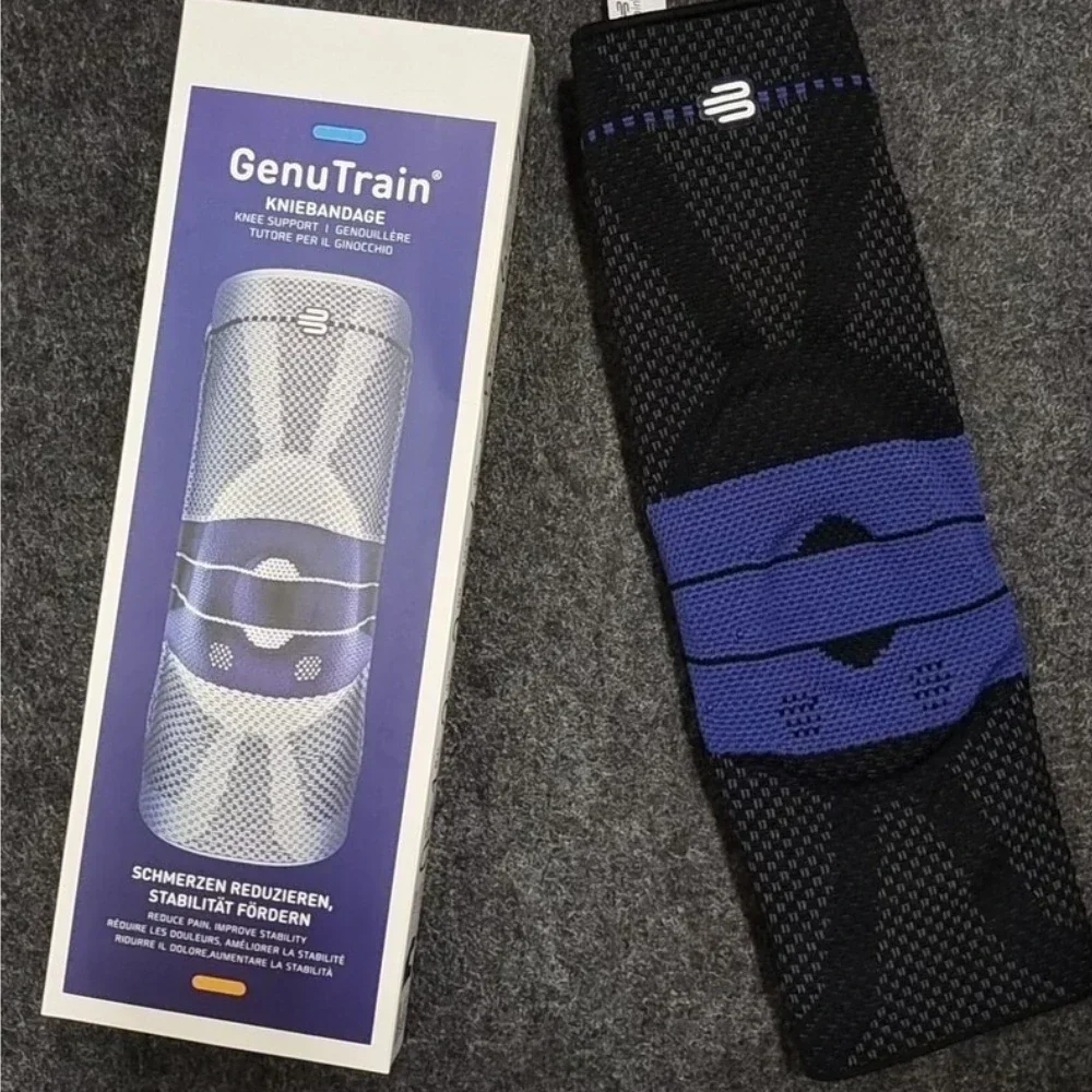 Bauerfeind GenuTrain 8th Non-Slip Knee Brace Medical Compression Sleeve for Patella & Meniscus Sports Protection Leg Sleeve