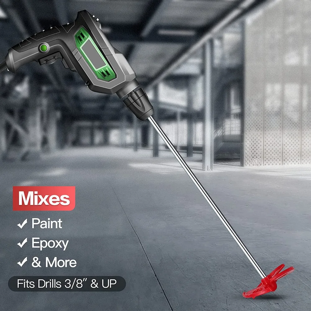 BFYL-Pack of 3 Paint, Epoxy Resin, Mud&Ceramic Glaze Mixer Paddle Blades-Power Drill Stirring Attachment-Mixer Mixing Paddles