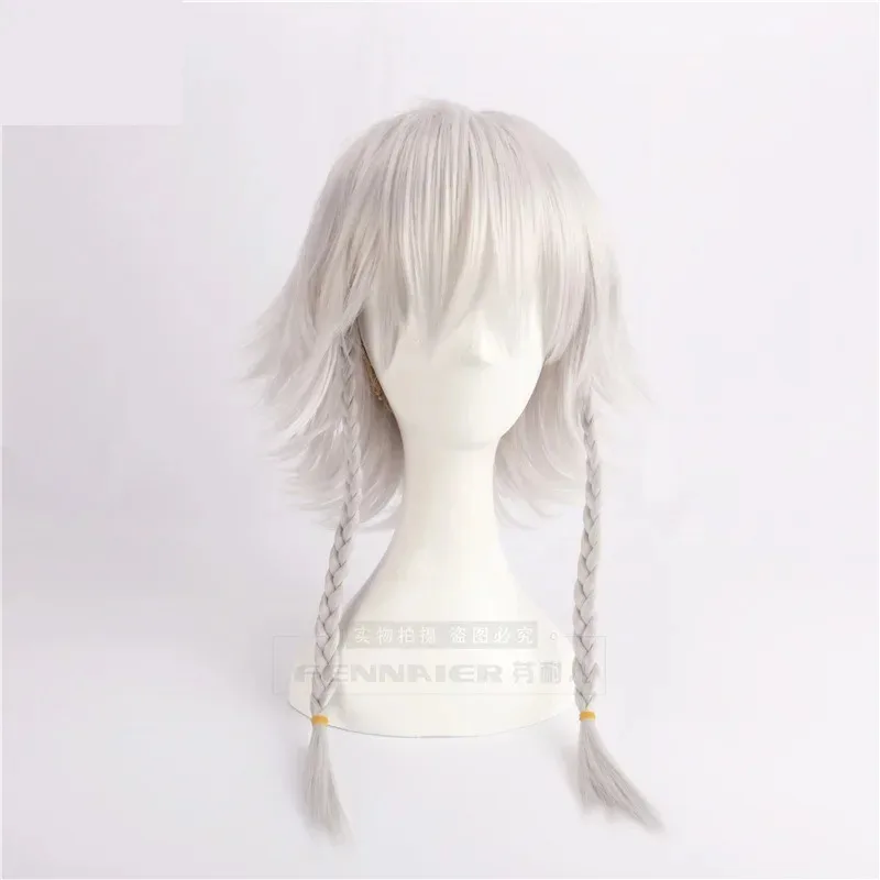 

Anime TouHou Project Izayoi Sakuya Cosplay Silver grey Braided Wig Halloween Partyr,7;k'2.s;9,