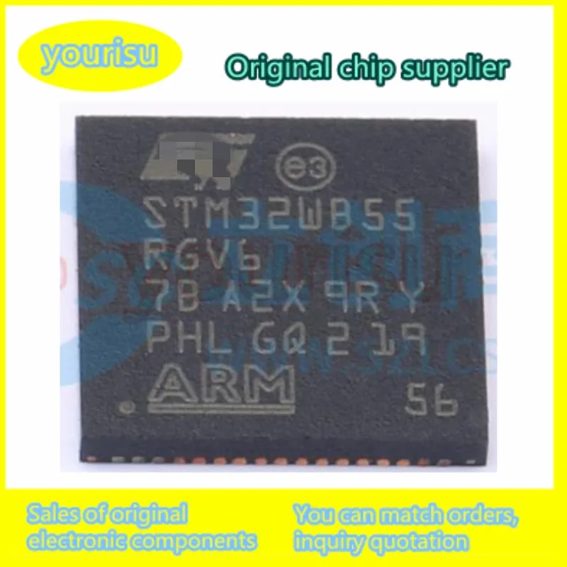 5Pcs/Lot STM32WB55RGV6 STM32WB55RGV6 ULTRA-LOW-POWER DUAL CORE ARM CO Chip