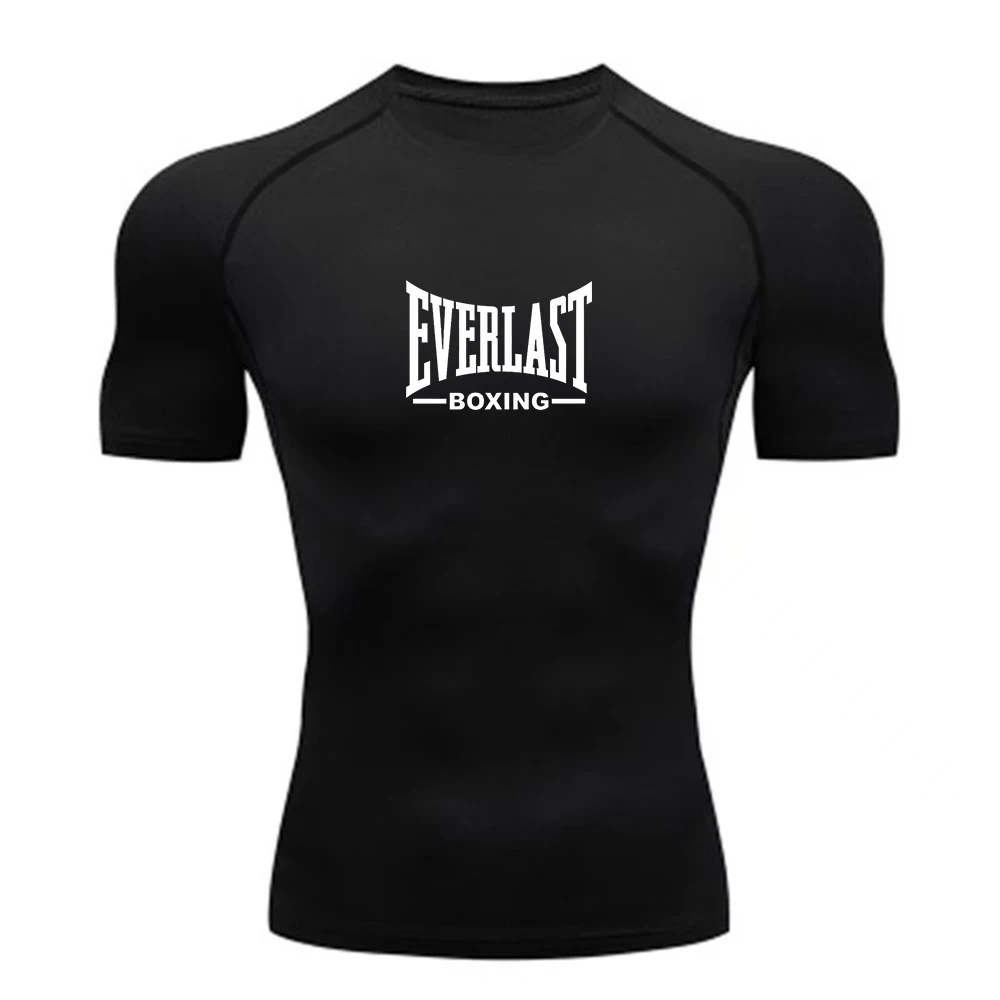Men's tight compression top  Summer short-sleeved quick-drying protective vest  Sports exercise T-shirt  Sports sportswear