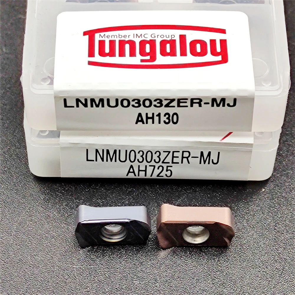 

10PCS LNMU0303Turning insert LNMU0303ZER MJ AH130 AH725 Carbide Double Sided Fast Feed Turning Insert LNMU 0303 ZER AH 130 725