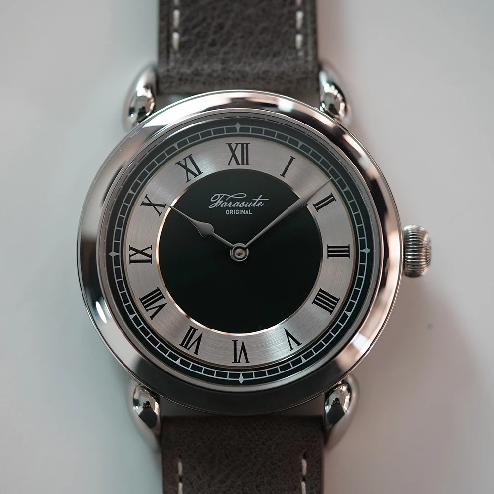 FARASUTE New Luxury Sapphire Stainless Steel Watch ﻿Men Casual 5Bar Waterproof Automatic Mechanical Wristwatches Male Relojes
